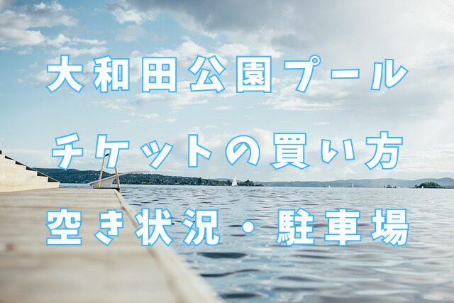 大和田公園プール　2025　チケット　買い方　空き状況　駐車場